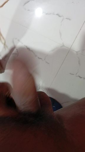 Village husband dick flashing in room