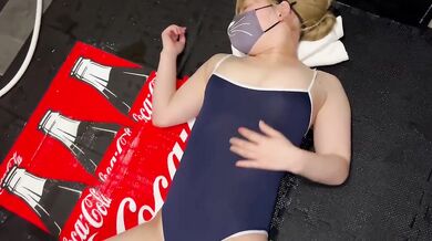 【パピコ】ア◯ルとちくびでイク/ローション/パイパン/スク水/パート1 PAPIKO/anal/cute/