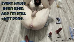 12 Minutes. Gagged, Fucked, Leaking, and Covered in Cum.mp4