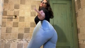 Yelling at you findom jeans ass CEI #2
