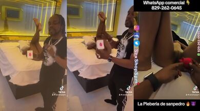 Demonstration of the Rose or Flower With Tongue Blowjob With Vibrations and Movements, Sex Cough - SEXSHOPSPM