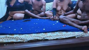 Tamil Group Sex in Home