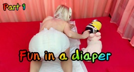 DIAPER: MIA MIMI FUN IN A DIAPER PART 1