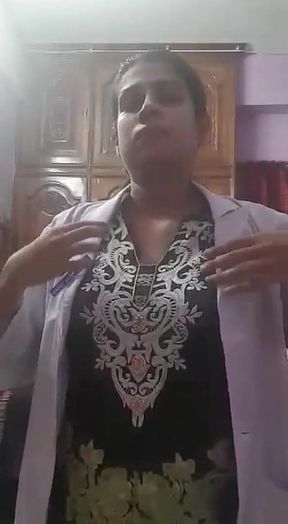 Dr Sadia Making a Nude Video for My Followers