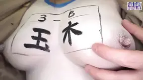 City-bold G Cup Tease on a Sultry Body-paint Exposed Date Phase 2