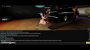 Queen DMV Seduces in 3D Anime Game Adventure(IMVU)
