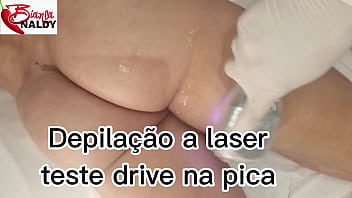 Depila&ccedil_&atilde_o  a laser na buceta pra dar a xota para o vizinho