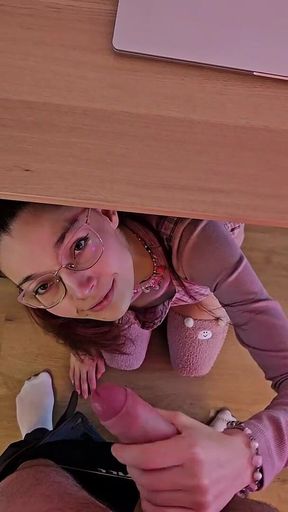 Secretary Blows the Boss