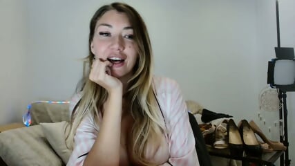 Innocent teen's face covered in spit and cum after throat fucking