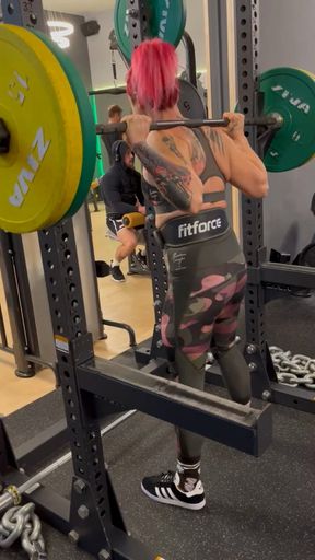 70 kg on squat