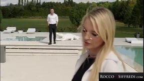 Rocco Siffredi - Stunning Blonde's Perfect Curves Bounce While Enjoying Intense Outdoor Action with Raul Costa.