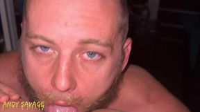 female pov pussy eating orgasm from blue eye white guy