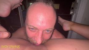 female pov pussy eating orgasm from blue eye white guy