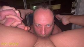female pov pussy eating orgasm from blue eye white guy