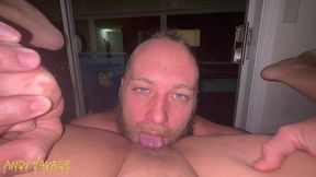 female pov pussy eating orgasm from blue eye white guy