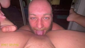 female pov pussy eating orgasm from blue eye white guy