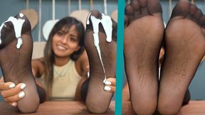 Cuckolded by my Black Pantyhose feet ( FullHD)