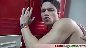 Amateur Latin Gay Teen 18+ Fucked In The Locker By A Big Dick