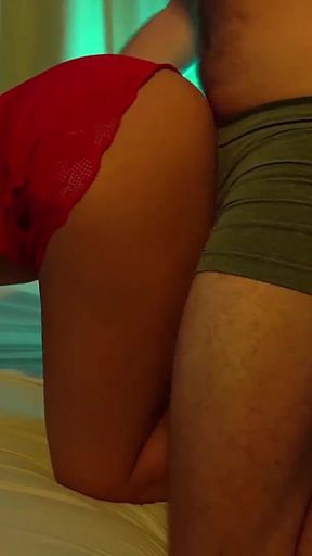 Over the pants handjob from the cutest girl   Clip 1