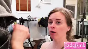 Creepy groom convinces sinful bride for deepthroat