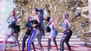 [MMD] MAVE - PANDORA Sexy Kpop Dance KDA Ahri Akali Kaisa Seraphine Evelynn League Of Legends 4K