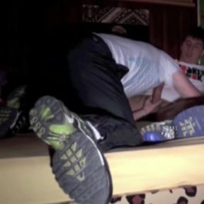 Ricardo fucked by straight with sneakers humiliation