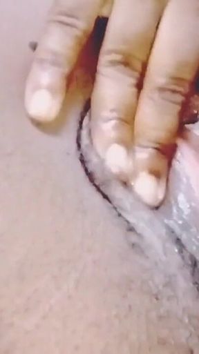 Lesbian Caught Fingering Herself