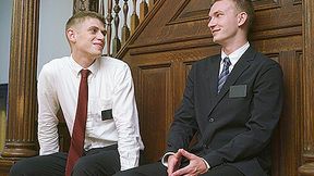 Elder Dean, Elder Herring, and Bishop Davies: Sneaky Companions - MissionaryBoys