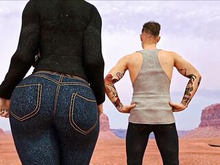 Biker mother I'd like to fuck Steele Vixen SFW (Game Play Movie scene)
