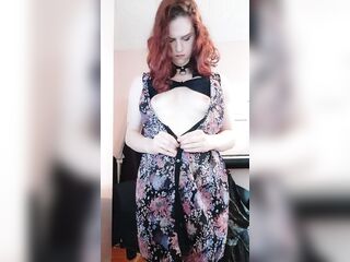 Alluring trans-wife undresses, milks her titties, plugs her booty, and jerks until that babe cums.