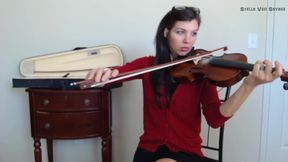 Violin Vixen Teacher JOI W Countdown