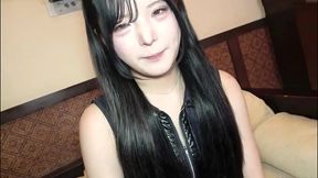 18-year-old japanese black-haired beauty. slender amateur blowjob and oral cumshot, shaved pussy creampie sex. uncensored, asian, hentai
