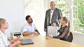 feisty femme fatale alexa flexy jumps into an intense threesome during a deal gp3333