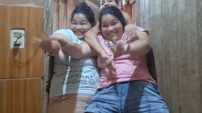 Race to the bathroom, whoever gets there first