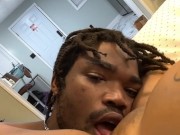 Cuddling with a friend