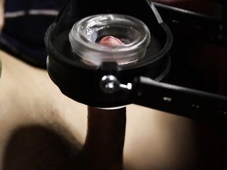 This is a miracle machine for banging a large wang! It's like I'm being sucked by the most good!