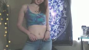 I just cannot believe how good this horny camgirl looks in those jeans