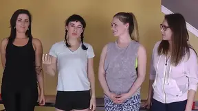 One daring Strip Air Pong move has an opponent's shot go wild