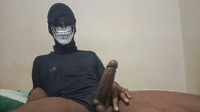 Masked masturbating real hot