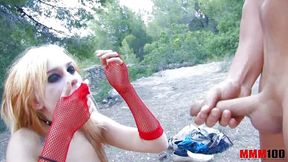 outdoor orgy with leila black and dunia montenegro