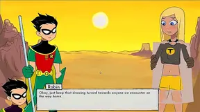 Raven Tempts Terra into Forbidden Lust in Hot Teen Titans Tryst