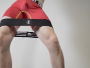 Cam Crest Squats in your Face