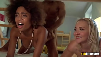 Interracial threesome with Aaron Rock, Luna Corazon &amp_ Marilyn Sugar