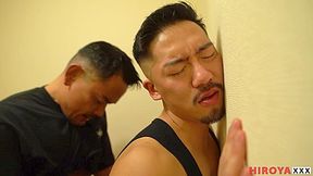 Shinta and Tetsuro Men's Room Action