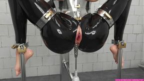 NOT Angela White in Metal Bondage - 3D Fetish Animation
