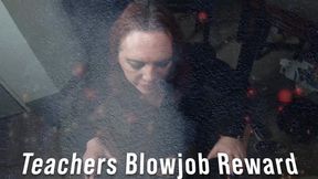 Teacher Evangeline gives good grades reward 08