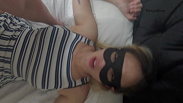 Masked Milf Veronica Steals His Milk
