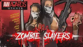 Zombie Slayers - Pornstar MFFF Foursome POV - SexLikeReal