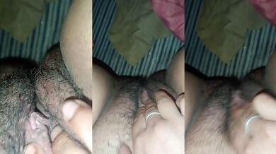 Masturbación caliente con vagina mojada y orgasmo tembloroso