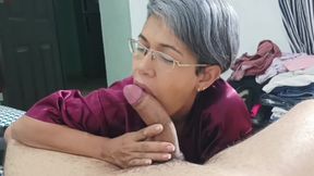 It all started with a joke and ended with moans of pleasure.